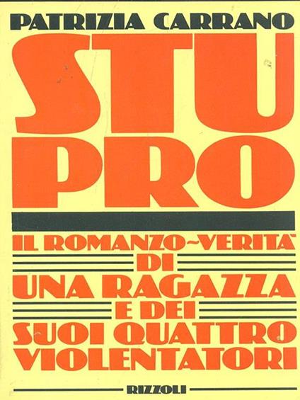 Stupro - Patrizia Carrano - copertina