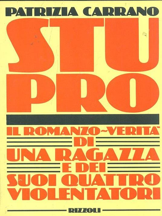 Stupro - Patrizia Carrano - copertina