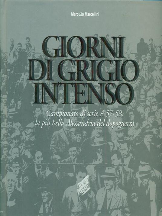 Giorni di grigio intenso - Marcello Marcellini - copertina