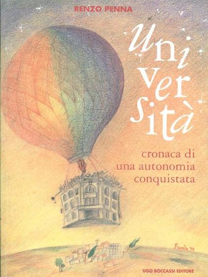 Università cronaca di una autonomia conquistata - Renzo Penna - copertina