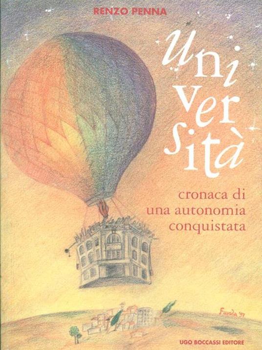 Università cronaca di una autonomia conquistata - Renzo Penna - copertina