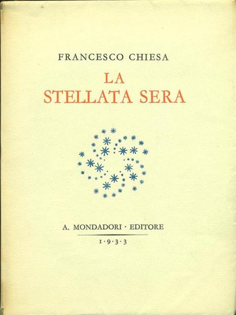 La stellata sera - Francesco Chiesa - 2