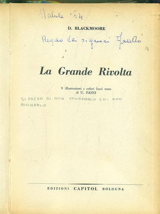 La grande rivolta - copertina