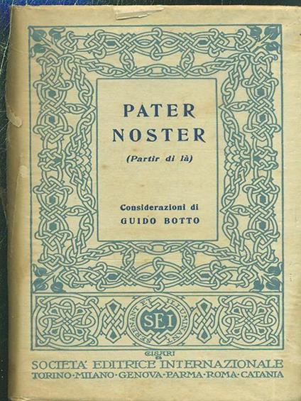 Pater Noster - copertina