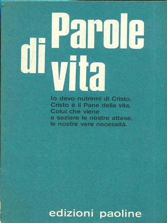 Parole di vita - Paolo VI - copertina