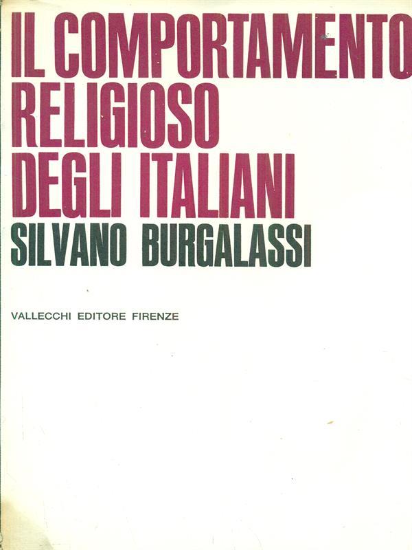 Il comportamento religioso degli italiani
