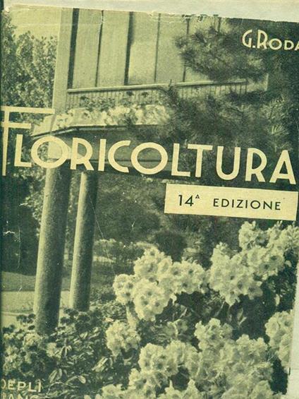 Manuale di Floricoltura 14 edizione - copertina