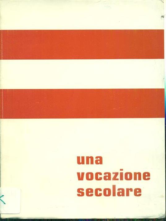 Una vocazione secolare - copertina