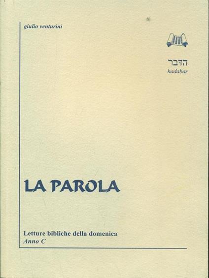 La parola anno C - Giulio Venturini - copertina
