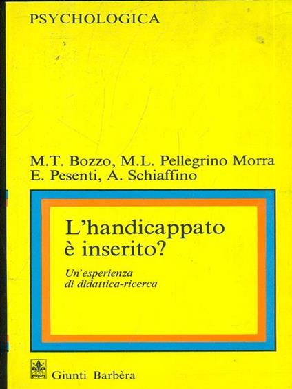 L' handicappato é inserito? - copertina