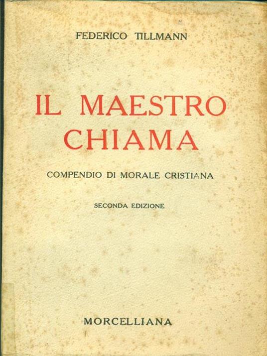 Il maestro chiama - copertina