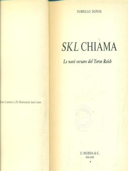 SKL chiama - Dobrillo Dupuis - copertina