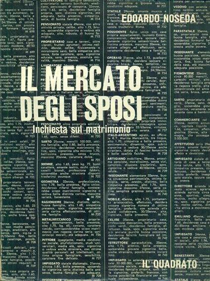 Il mercato degli sposi - Edoardo Noseda - copertina