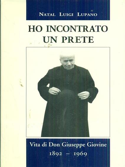 Ho incontrato un prete - Natal Luigi Lupano - copertina