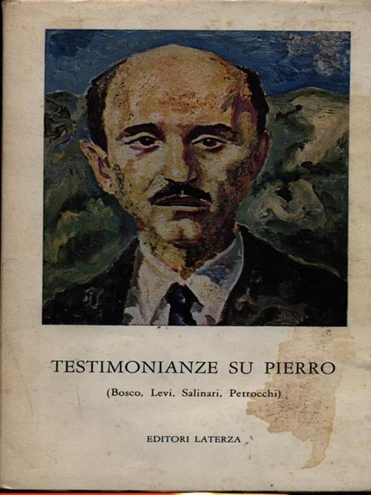 Testimonianze su Pierro - copertina