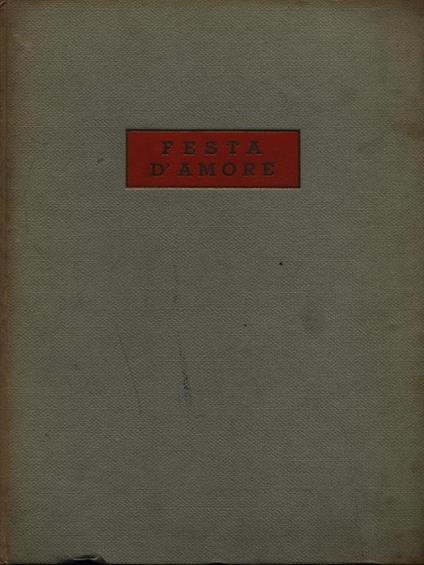 Festa d'amore - Carlo Betocchi - copertina