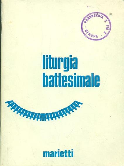 Liturgia battesimale - copertina