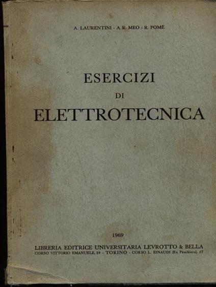 Esercizi di elettrotecnica - copertina