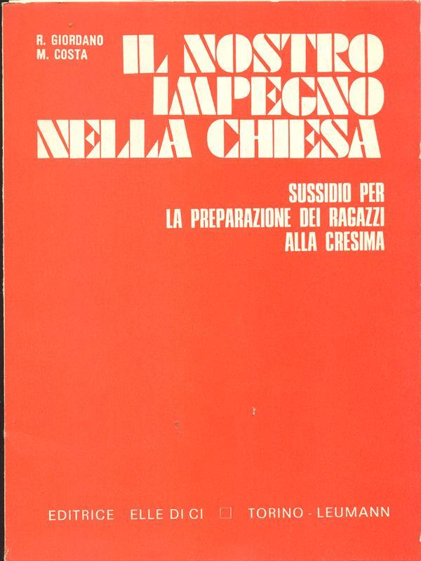 Il nostro impegno nella chiesa