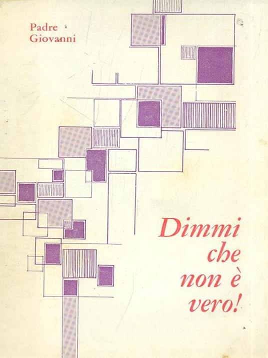 Dimmi che non é vero - copertina