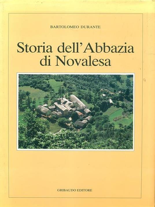 Storia dell'Abbazia di Novalesa - Bartolomeo Durante - copertina