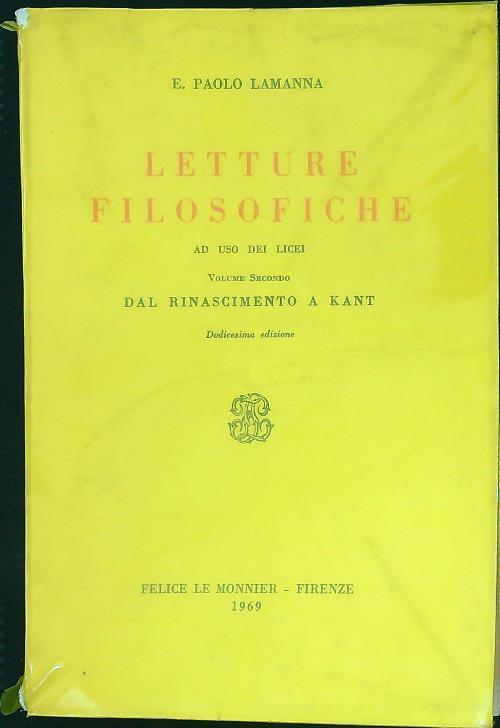 Letture filosofiche. Vol. 2