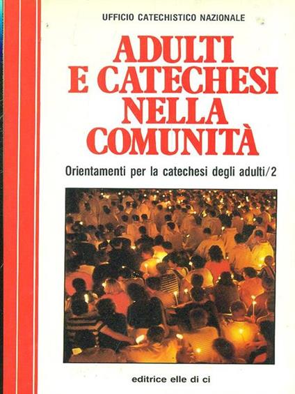 Adulti e catechesi nella comunità - copertina