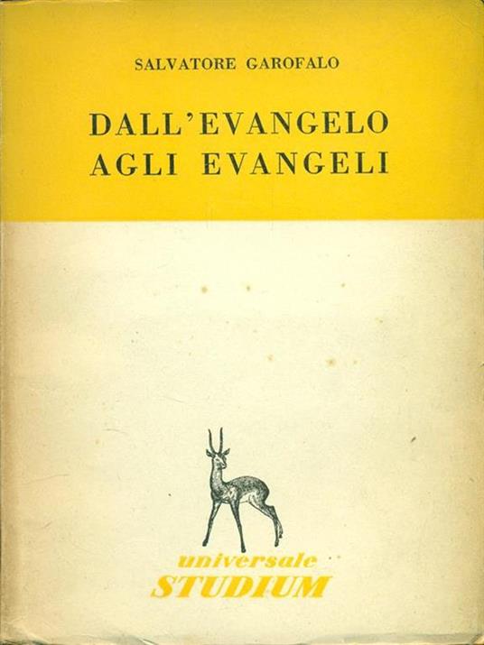 Dall'evangelo agli evangeli - Salvatore Garofalo - copertina