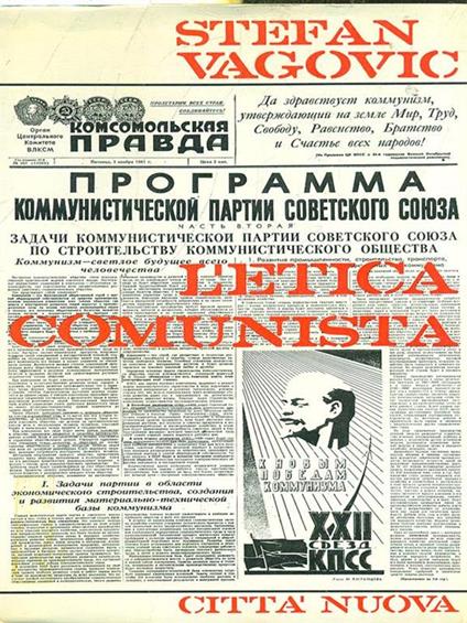 L' etica comunista - Stefan Vagovic - copertina