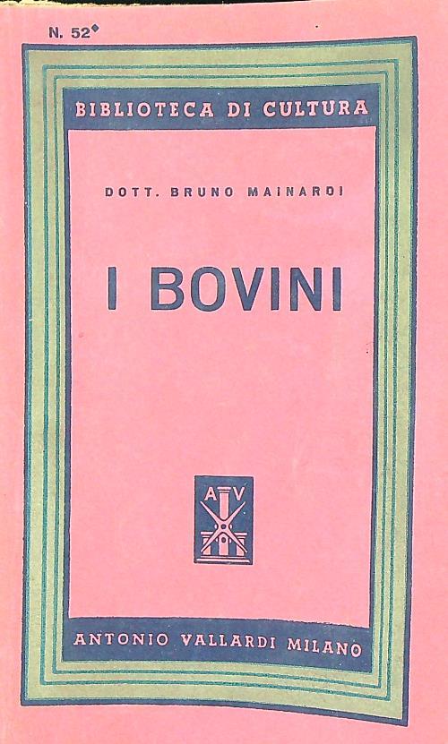 I bovini