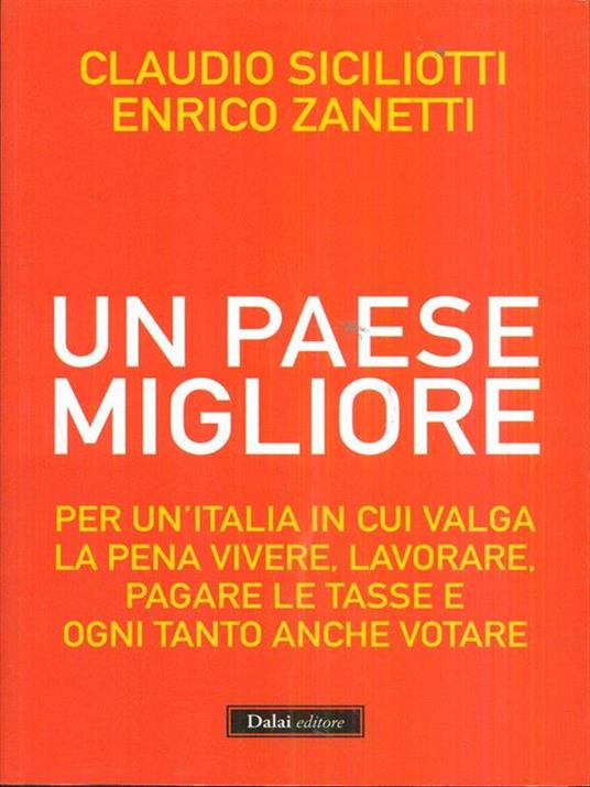 Un paese migliore - Siciliotti,Zanetti - copertina
