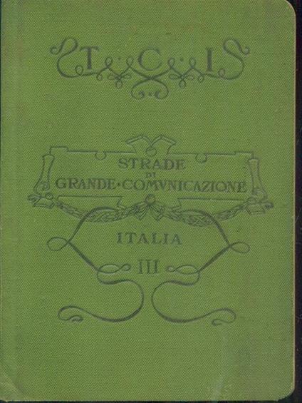 Strade di grande comunicazione Italia III - copertina