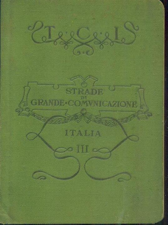 Strade di grande comunicazione Italia III - copertina