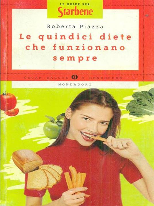 Le quindici diete che funzionano - Roberta Piazza - copertina