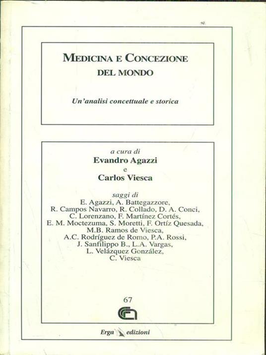 Medicina e concezione del mondo - Aldo Agazzi - copertina