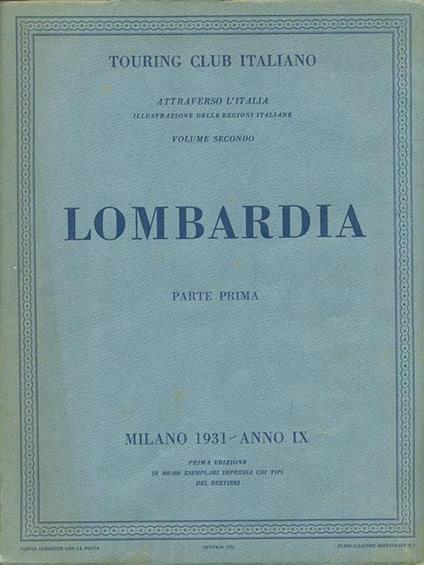 Lombardia I - copertina