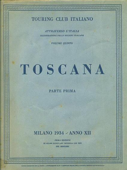 Toscana - copertina