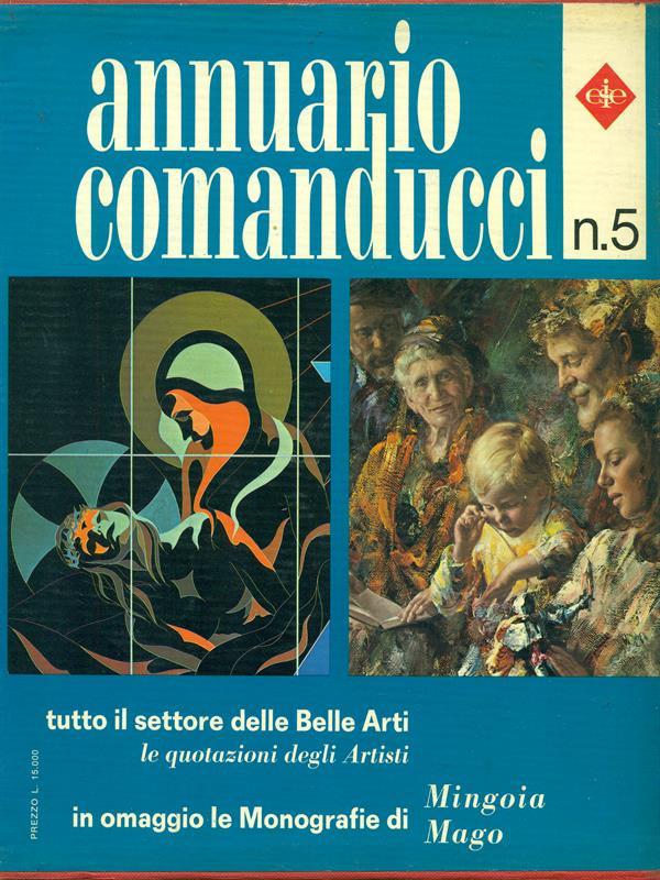 Annuario comanducci n. 5. 3 Vol