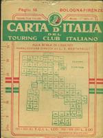 Carta d'Italia. Foglio 18: Bologna Firenze