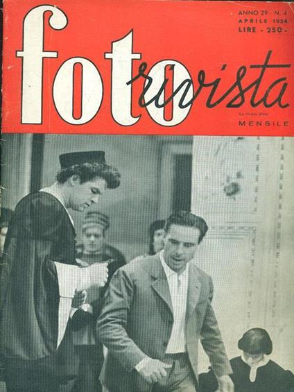 Foto rivista N. 4 1954 - copertina