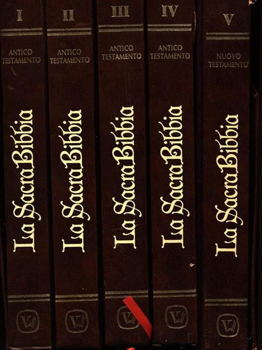 La sacra Bibbia - copertina