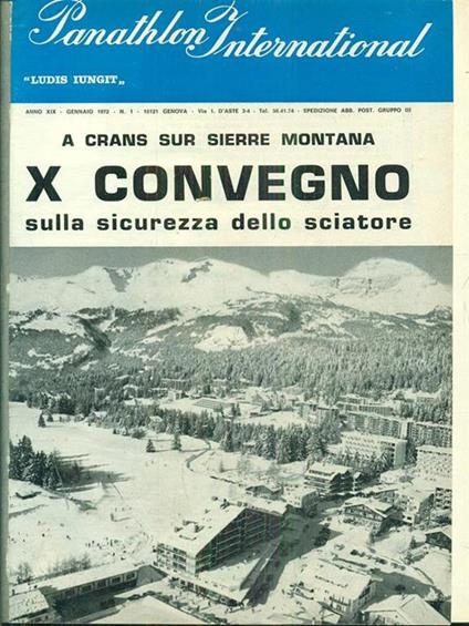 Panathlon International 1972 - copertina