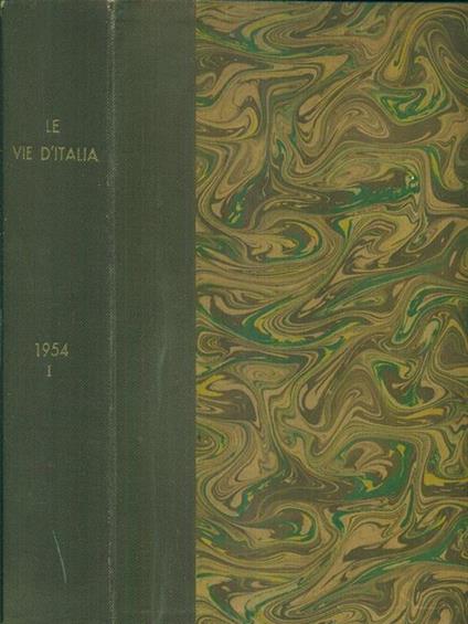 Le vie d'Italia 1954 da gennaio a giugno - copertina