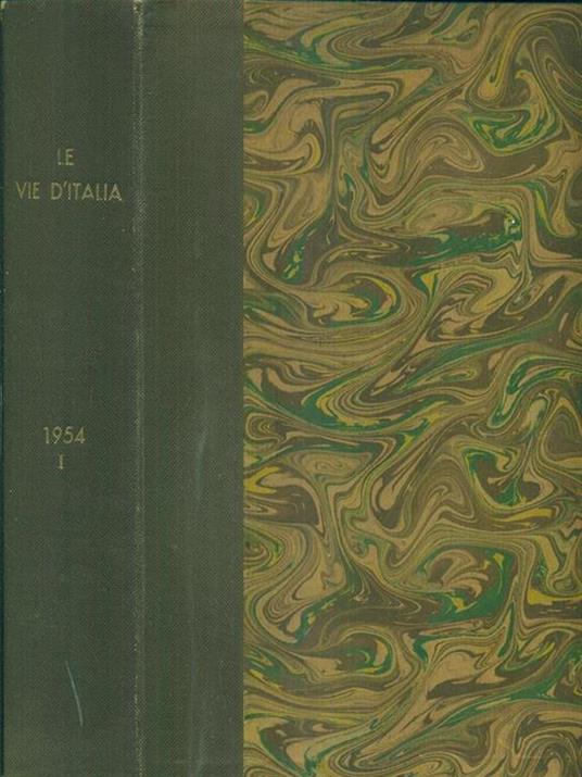 Le vie d'Italia 1954 da gennaio a giugno - copertina