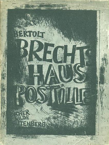 Haus Postille - Bertolt Brecht - copertina