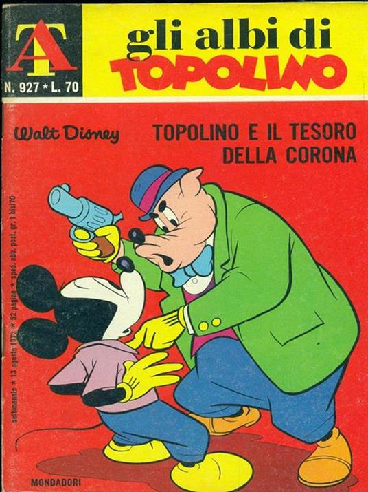 Topolino e il tesoro della corona - Walt Disney - copertina