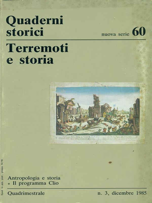 Terremoti e storia di: Emanuale Guidoboni