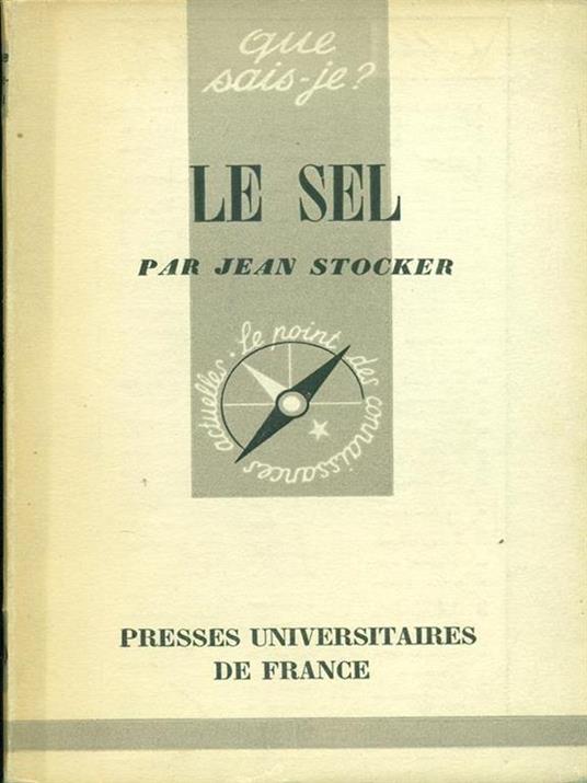 Le sel - Jean Stocker - copertina