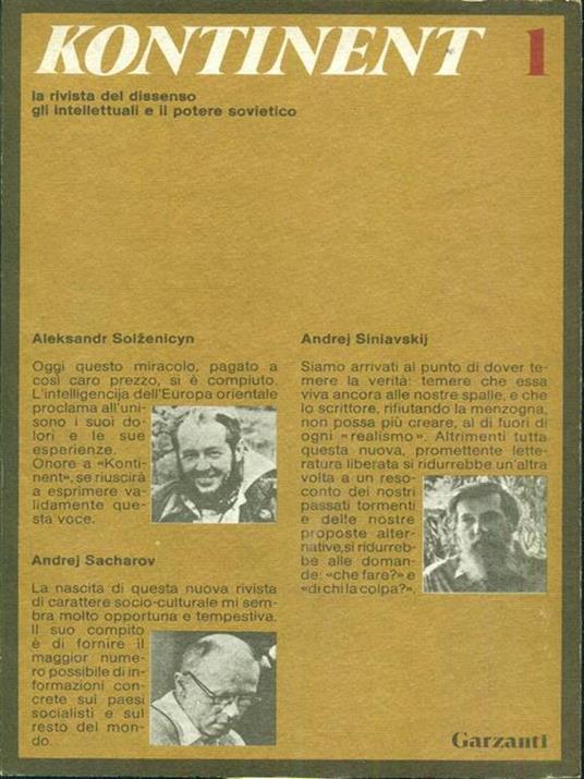 Kontinent I - copertina