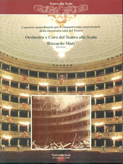 Orchestra e coro del teatro allascala riccardo Muti direttore. 18 maggio 1996 - copertina